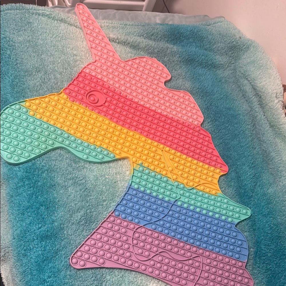 Rainbow Unicorn Pop It Toy